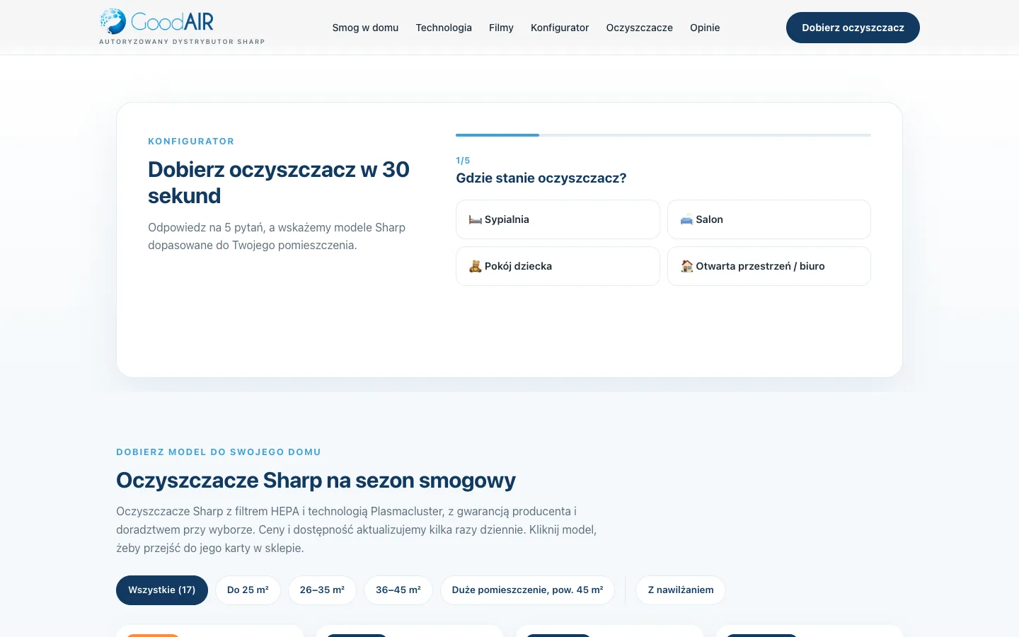 smog.goodair.pl na komputerze