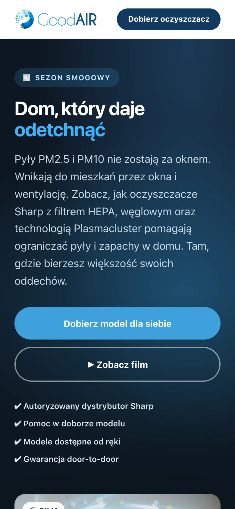 smog.goodair.pl na telefonie